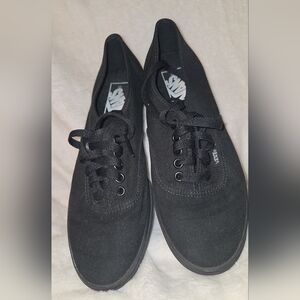 Vans Authentic Black On Black Women's 7.5 Men's 6 Shoes